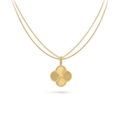 [Glow Muse]CLOVER 25MM PEDANT NECKLACE GOLD