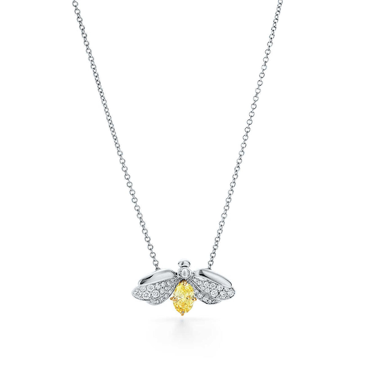 [Glow Muse ]PAPER FLOWERS YELLOW DIAMOND FIREFLY PENDANT