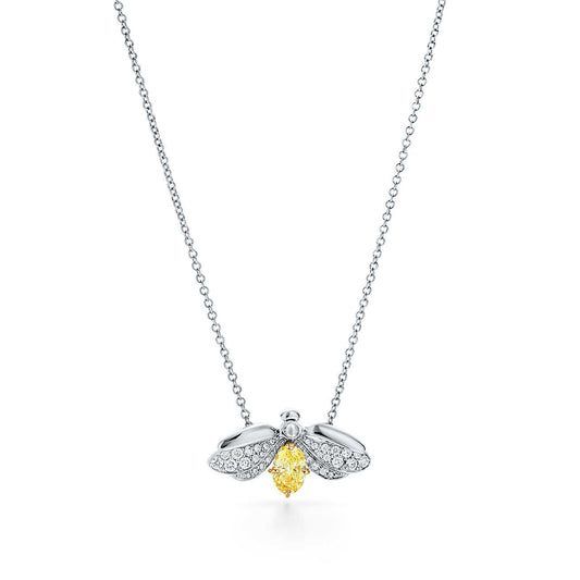 [Glow Muse ]PAPER FLOWERS YELLOW DIAMOND FIREFLY PENDANT