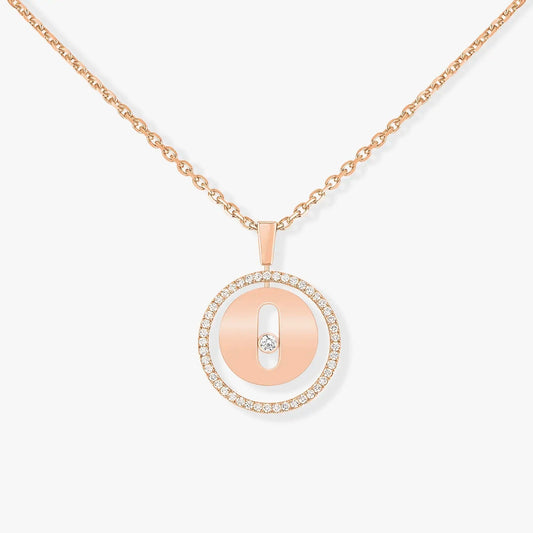 [Glow Muse]Demo MOVE PM NECKLACE PINK GOLD DIAMOND