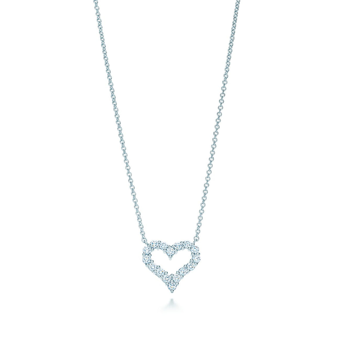[Glow Muse ]HEART-SHAPED DIAMOND NECKLACE