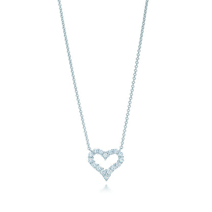 [Glow Muse ]HEART-SHAPED DIAMOND NECKLACE