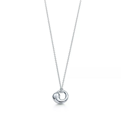 [Glow Muse ]SNAIL PEDANT SILVER NECKLACE