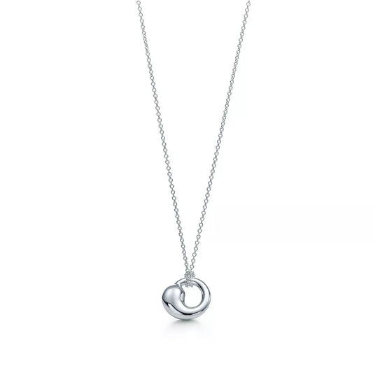 [Glow Muse ]SNAIL PEDANT SILVER NECKLACE