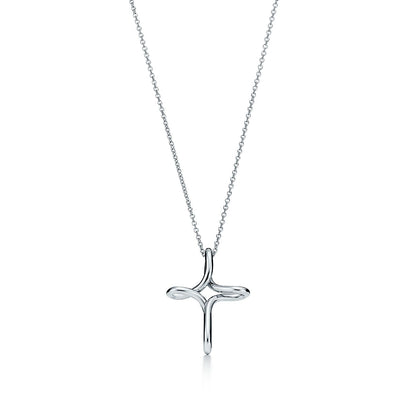 [Glow Muse ]CROSS NECKLACE STERLING SILVER MATERIAL