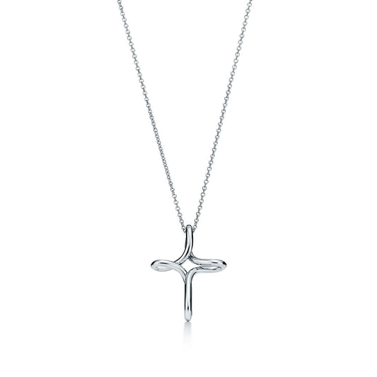 [Glow Muse ]CROSS NECKLACE STERLING SILVER MATERIAL