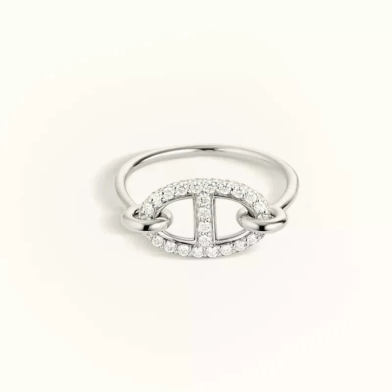 [Glow Muse]RONDE SMALL SILVER DIAMOND RING