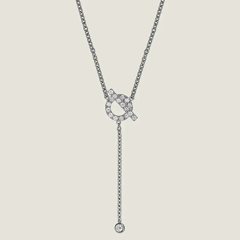 [Glow Muse]FINESSE SILVER DIAMOND NECKLACE