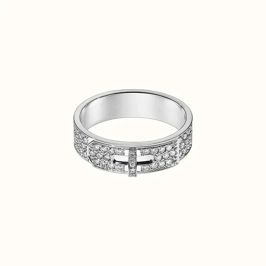 [Glow Muse]KELLY SILVER DIAMOND RING