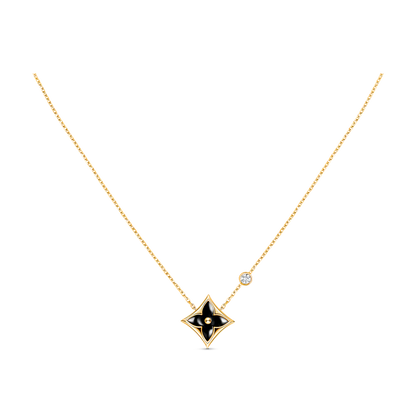 [Glow Muse]STAR BLACK MOP NECKLACE