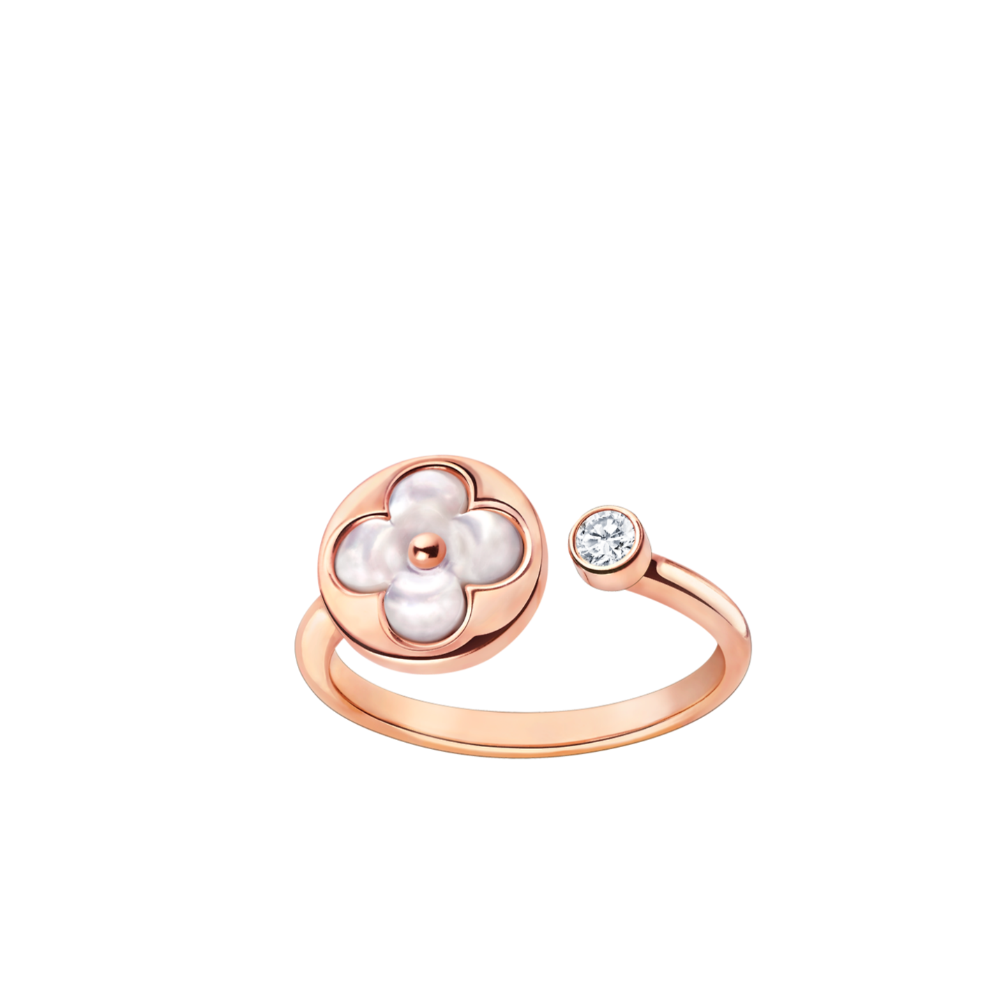 [Glow Muse]SUN 1 DIAMOND PINK MOP RING