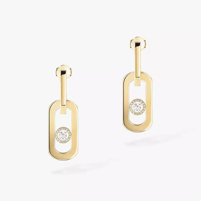 [Glow Muse] So Move XL Diamond Hoop Earring