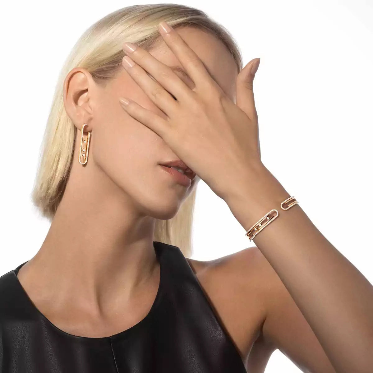 [Glow Muse]Diamond Pendant Earrings Move 10Th