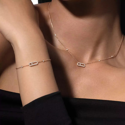 [Glow Muse]Diamond Necklace Move Uno