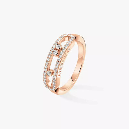 [Glow Muse] Baby Move Gold Diamond Pave_ Ring