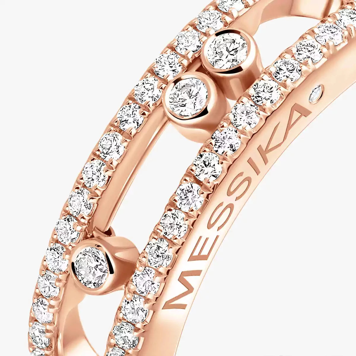 [Glow Muse] Baby Move Gold Diamond Pave_ Ring