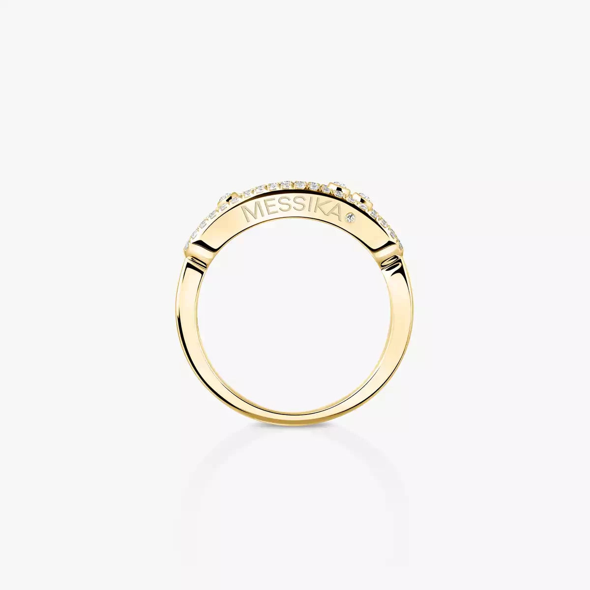 [Glow Muse] Baby Move Gold Diamond Pave_ Ring