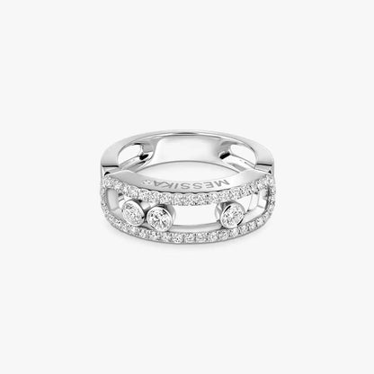 [Glow Muse] Move Gold Diamond Pave_ Ring