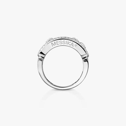 [Glow Muse] Move Gold Diamond Pave_ Ring