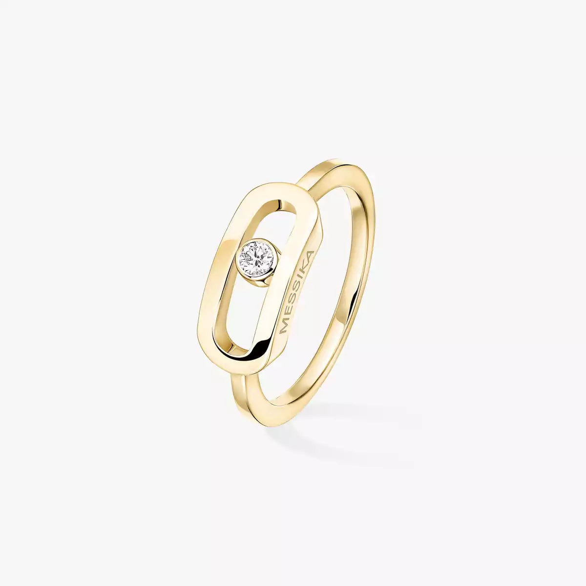 [Glow Muse]Move Uno Diamond Ring in Gold