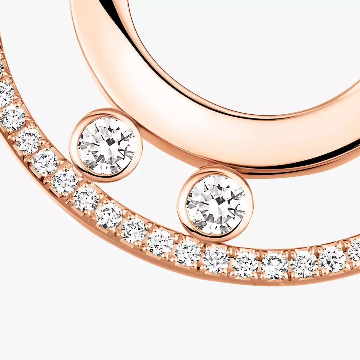 [Glow Muse]Move Romane Small Diamond Hoop Earrings