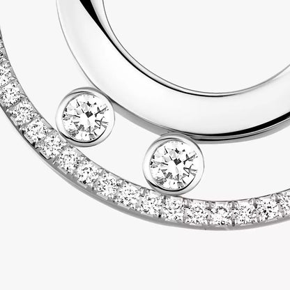 [Glow Muse]Move Romane Small Diamond Hoop Earrings