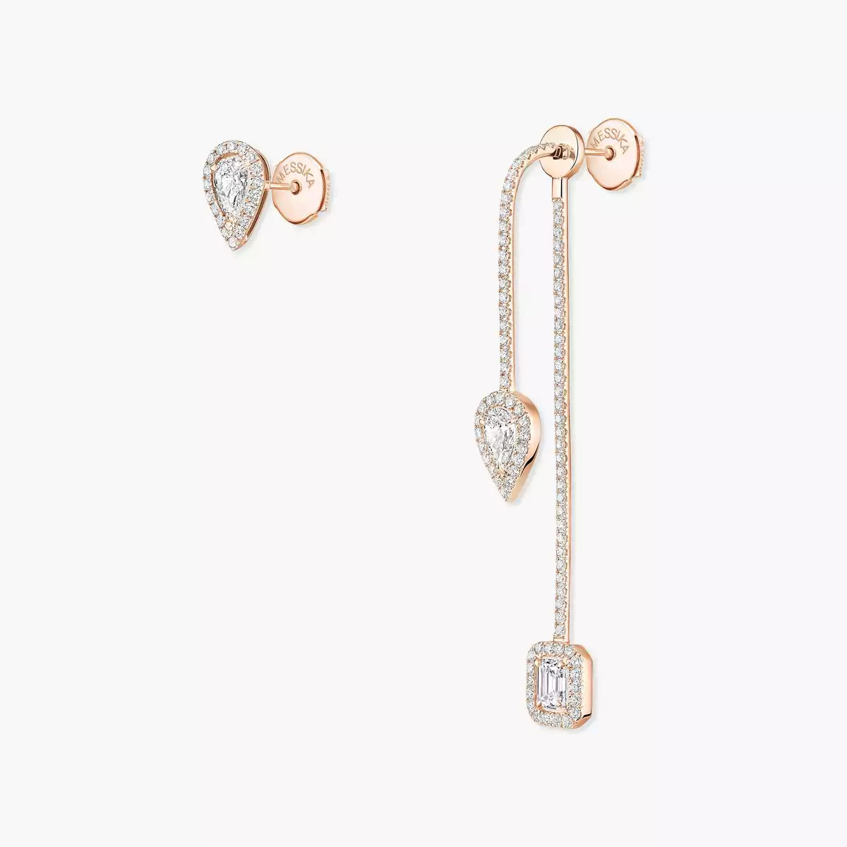 [Glow Muse]Diamond Drop Earrings My Twin