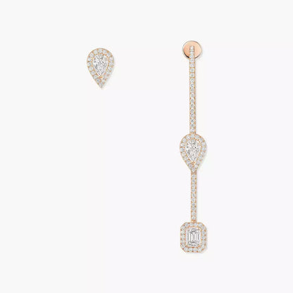 [Glow Muse]Diamond Drop Earrings My Twin