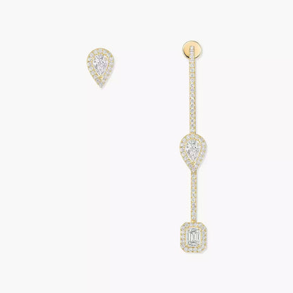 [Glow Muse]Diamond Drop Earrings My Twin