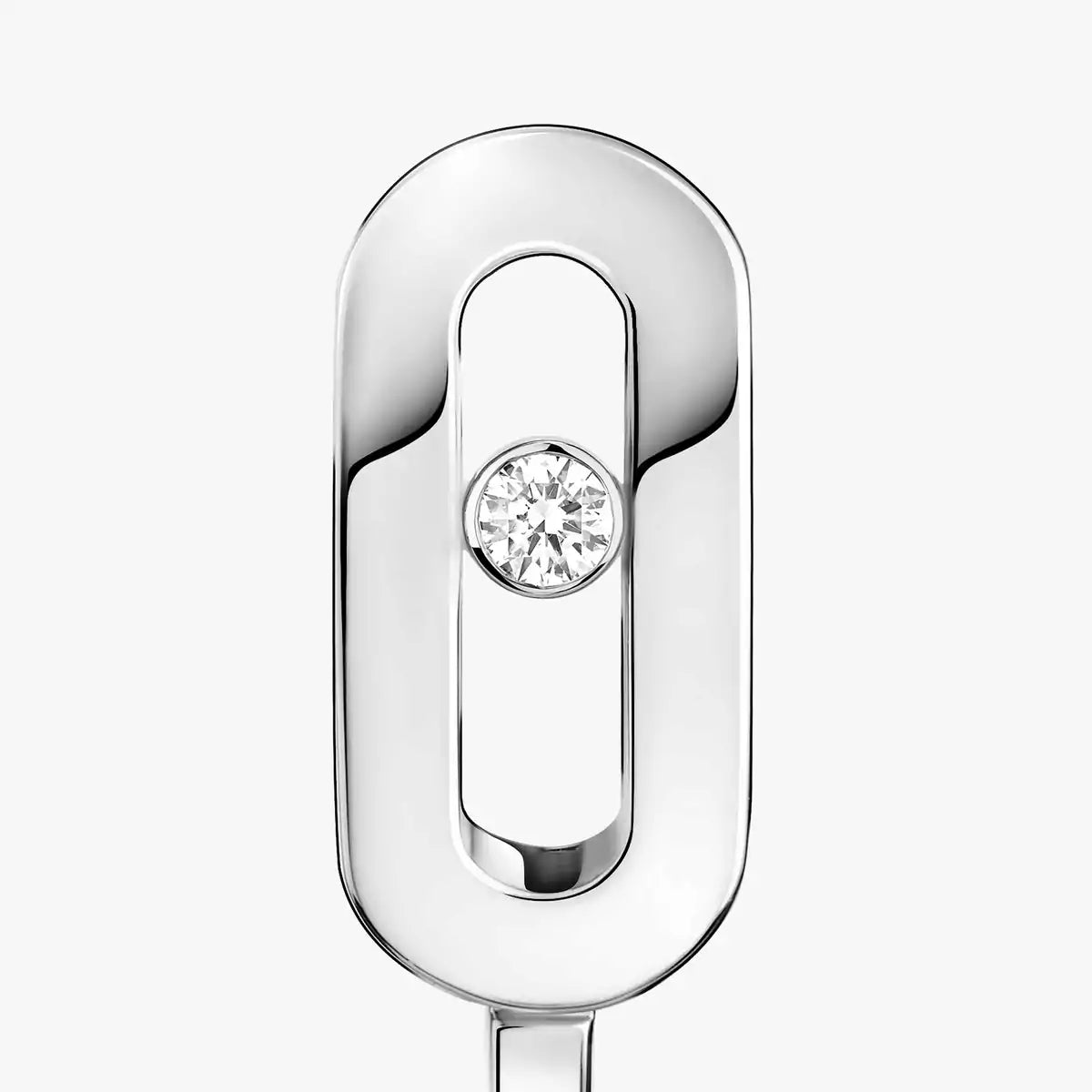 [Glow Muse]Diamond Mini Hoop Earrings Move Classique
