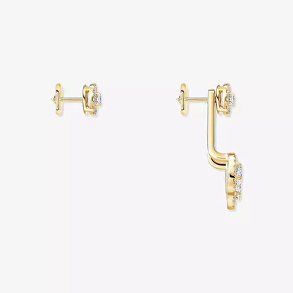 [Glow Muse] My Twin Trio  Diamond Earrings