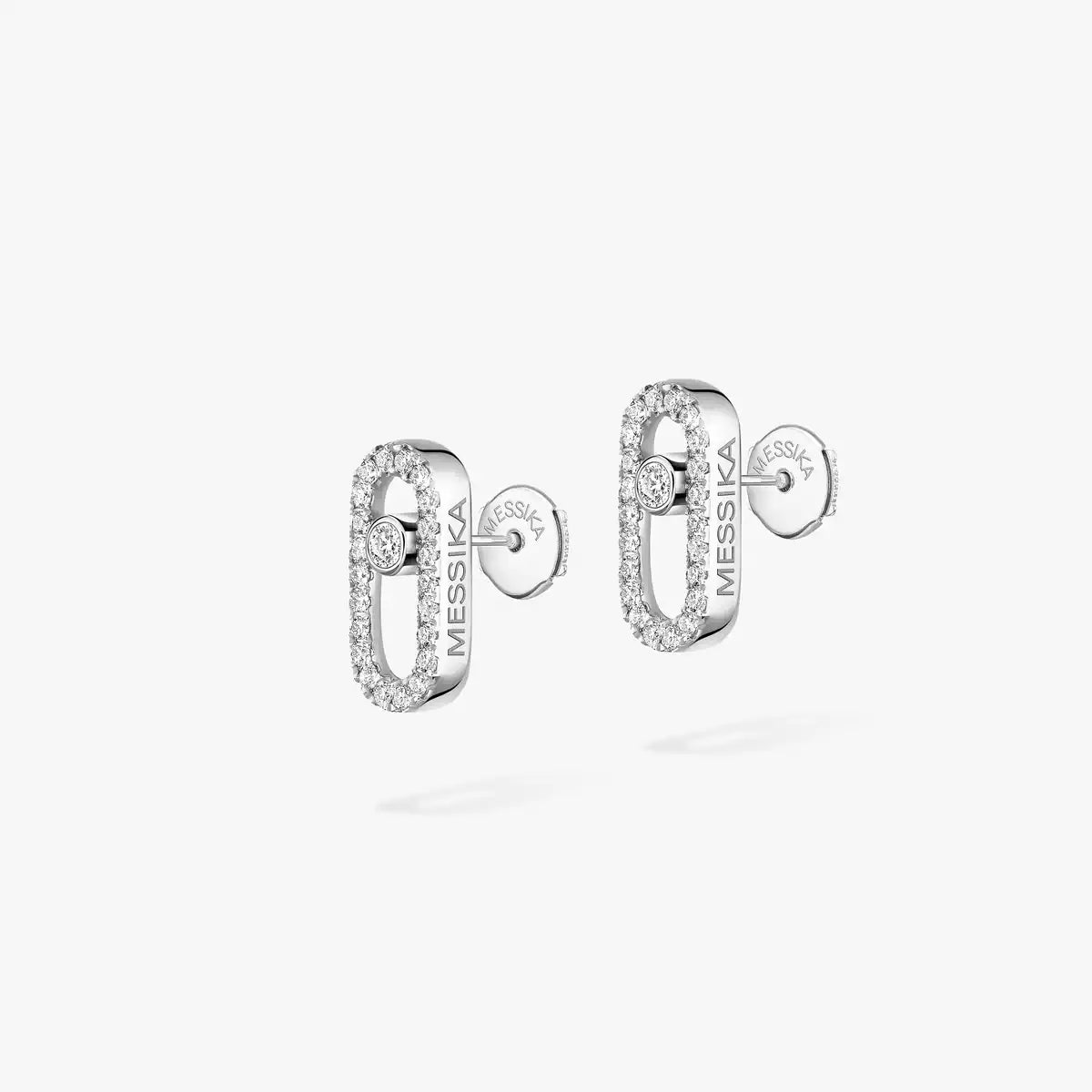 [Glow Muse]Move Uno Diamond Earrings