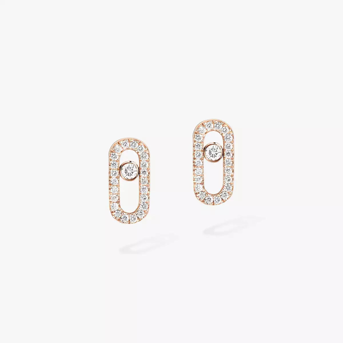 [Glow Muse]Move Uno Diamond Earrings