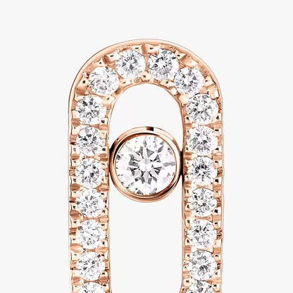 [Glow Muse]Move Uno Diamond Earrings