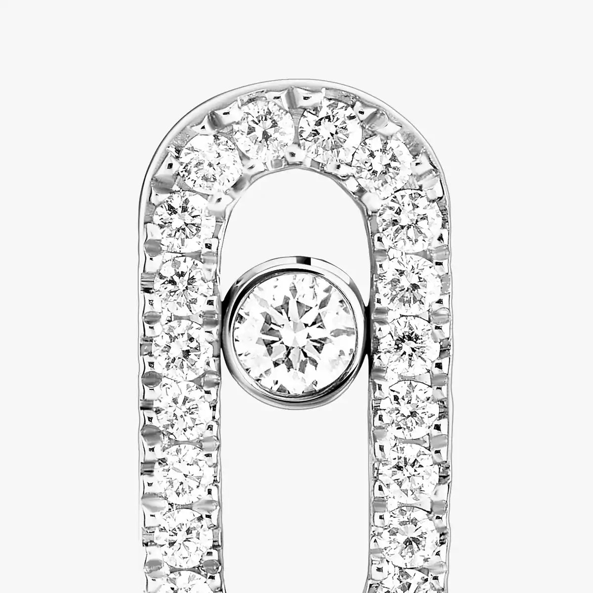 [Glow Muse]Move Uno Diamond Earrings