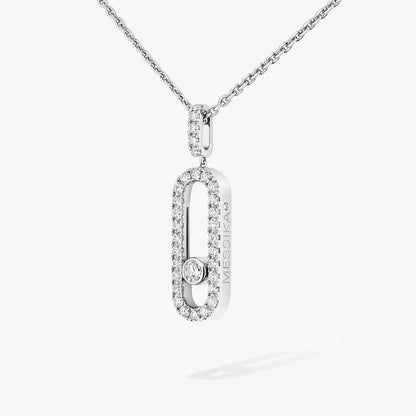 [Glow Muse]Move Uno Diamond Necklace in Rose Gold