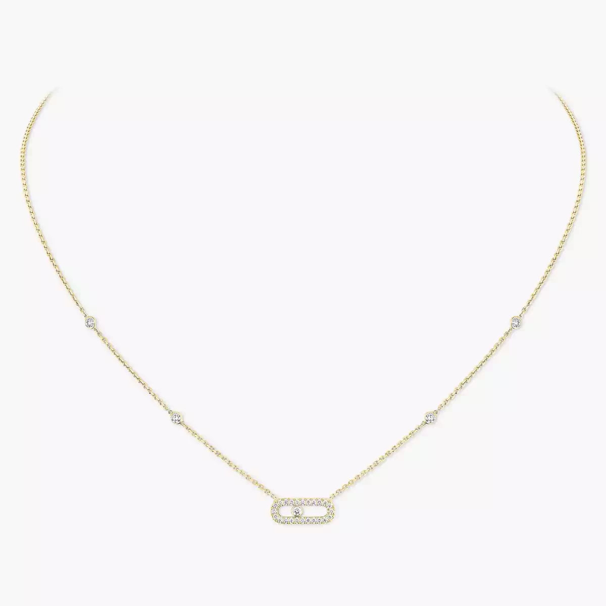 [Glow Muse]Diamond Necklace Move Uno