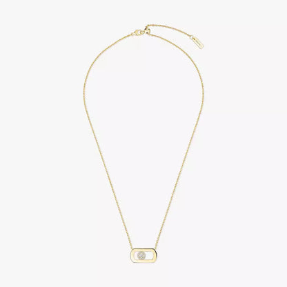 [Glow Muse]So Move Diamond Necklace in Gold