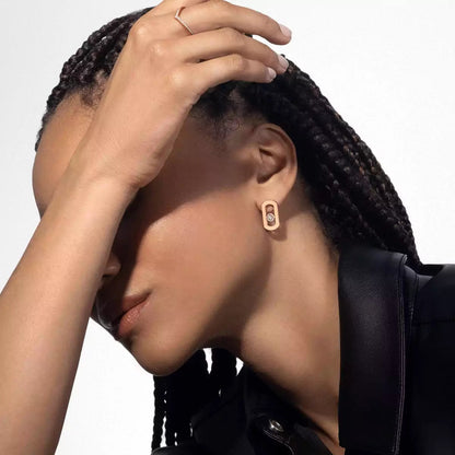 [Glow Muse]So Move Diamond Earrings in Yellow Gold