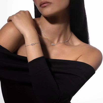 [Glow Muse]Move Uno Diamond Bracelet