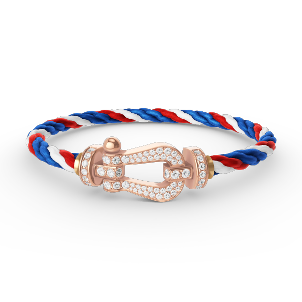 [Glow Muse]FORCE LARGE HORSESHOE FULL DIAMOND BRACELET ROSE GOLD
