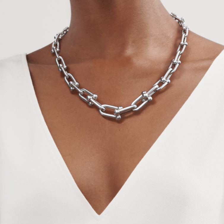 [Glow Muse ]HARDWEAR SILVER CHOKER