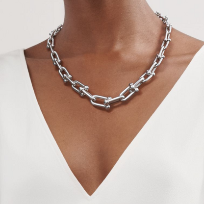 [Glow Muse ]HARDWEAR SILVER CHOKER