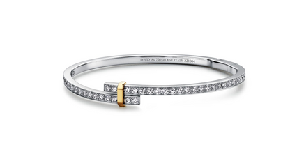 [Glow Muse ]EDGE DIAMOND GOLD SILVER BRACELET
