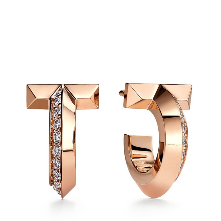 [Glow Muse ]T1 HOOP DIAMOND EARRINGS