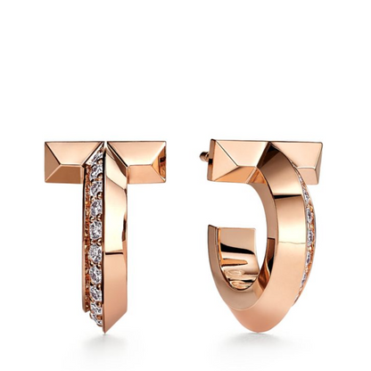 [Glow Muse ]T1 HOOP DIAMOND EARRINGS