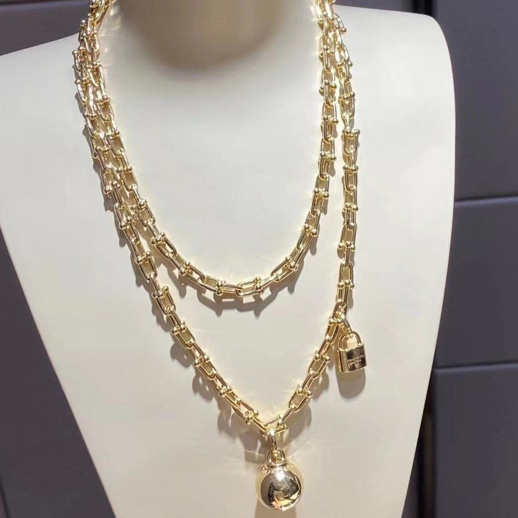 [Glow Muse ]HARDWEAR WRAP NECKLACE