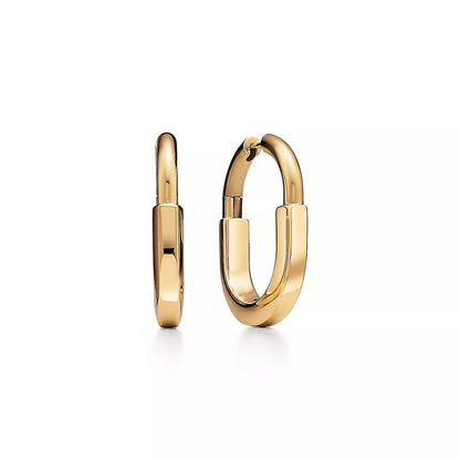 [Glow Muse ]LOCK MEDIUM EARRINGS