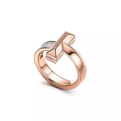 [Glow Muse ]T1 WIDE 4.5MM DIAMOND RING