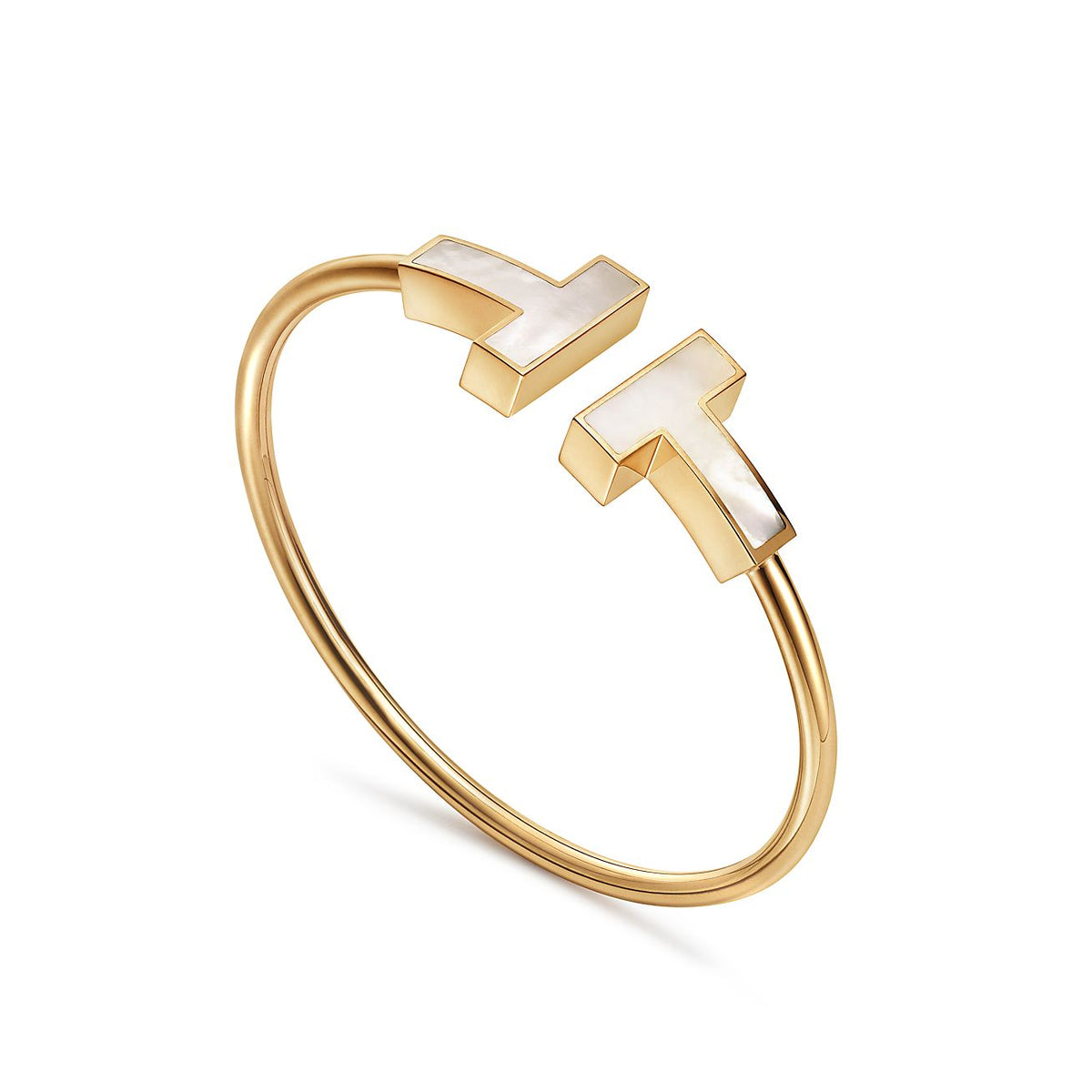 [Glow Muse ]T WIDE MOP OPEN BRACELET